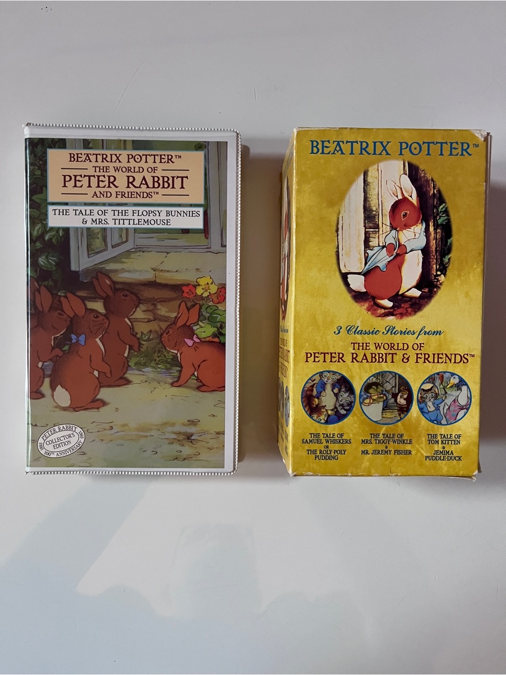 Beatrix Potter Peter Rabbit VHS Box Set &  Single Video